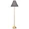 The Lifestyled Co Destiny 18 in. Aged Brass Floor Lamp