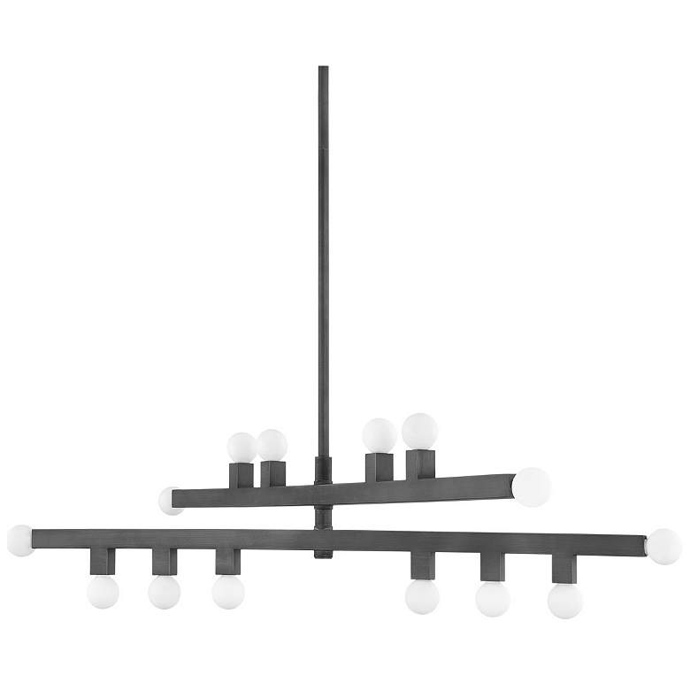 Image 1 The Lifestyled Co Sutter 40.75 in. Graphite Chandelier
