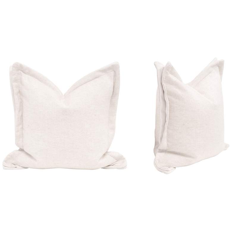 Image 1 The Little Bit Country 22 inch Essential Pillow, Cream, Machale-Ivory, Set