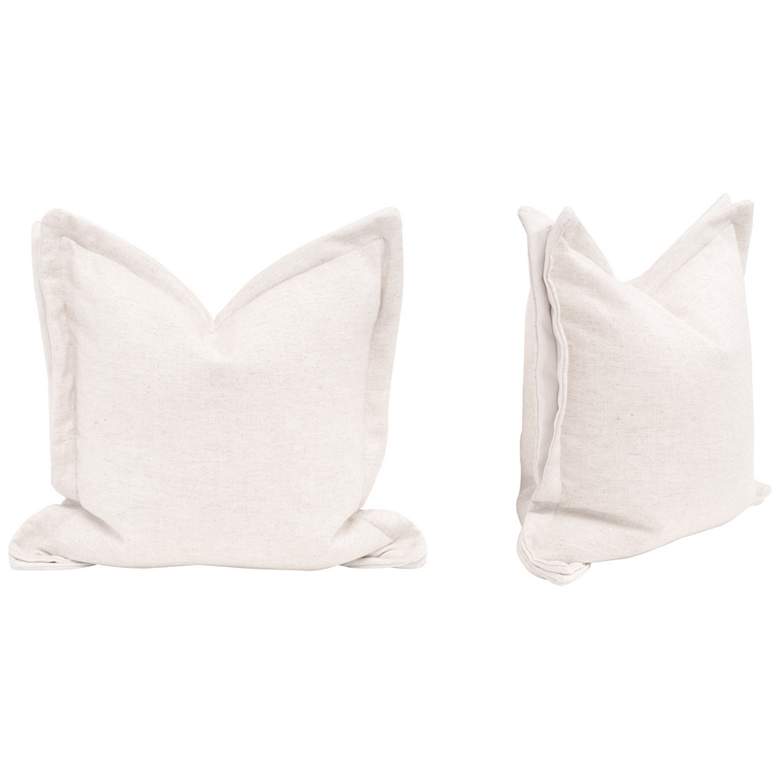 Image 1 The Little Bit Country 22" Essential Pillow, Cream, Machale-Ivory, Set