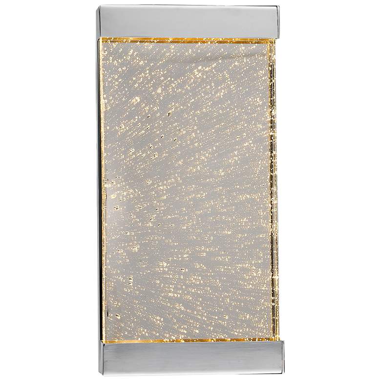 Image 1 The Original Glacier 15"H Polished Nickel LED Wall Sconce