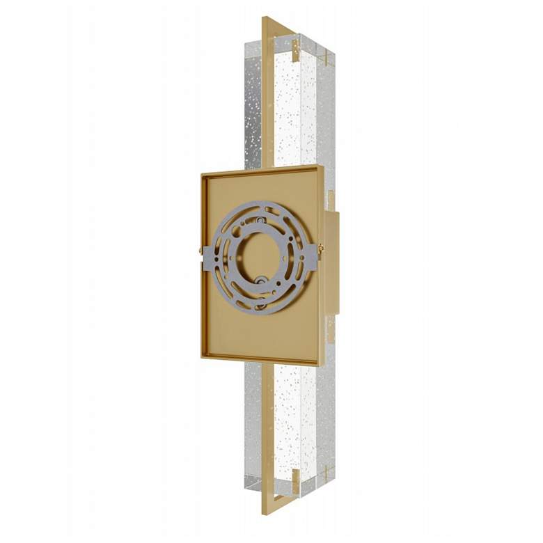 Image 3 The Original Glacier 17" High Brushed Brass LED Wall Sconce more views