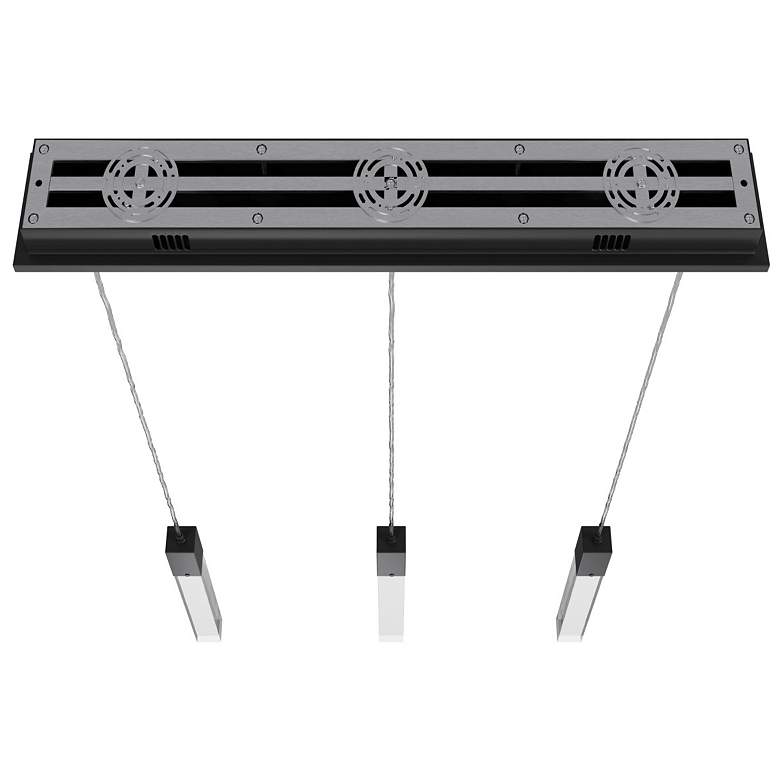 Image 4 The Original Glacier 37" Wide Black LED Multi-Light Pendant more views