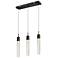 The Original Glacier 37" Wide Black LED Multi-Light Pendant