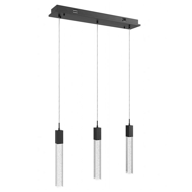 Image 2 The Original Glacier 37" Wide Black LED Multi-Light Pendant more views