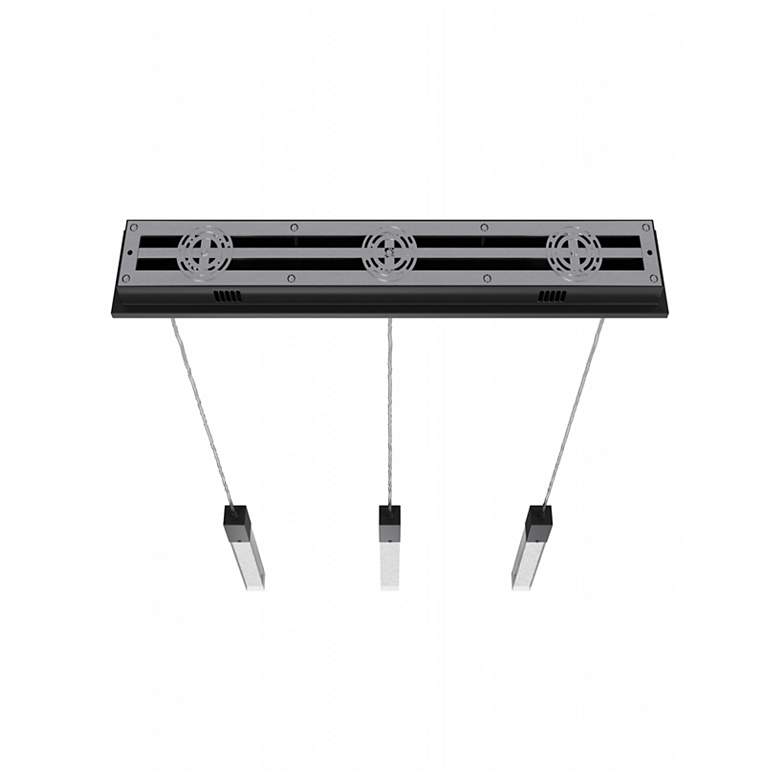 Image 3 The Original Glacier 37" Wide Black LED Multi-Light Pendant more views
