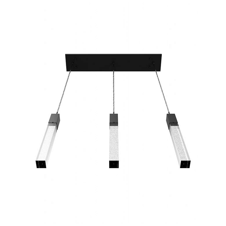 Image 4 The Original Glacier 37" Wide Black LED Multi-Light Pendant more views
