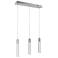 The Original Glacier 37"W Chrome LED Multi-Light Pendant