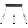 3_The Original Glacier 37"W Chrome LED Multi-Light Pendant more views