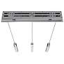 4_The Original Glacier 37"W Chrome LED Multi-Light Pendant more views