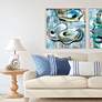 The Oyster 40" Square Giclee Framed Canvas Wall Art