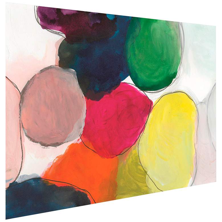 Image 3 The Party 48" Wide Reverse Painted Glass Wall Art more views