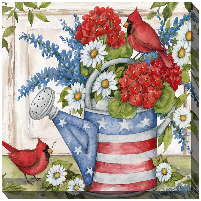 Image 2 The Patriots 24" Square Outdoor Canvas Wall Art