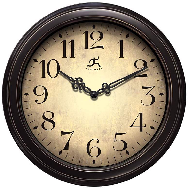 Image 1 The Precedent 12 inch Wide Wall Clock