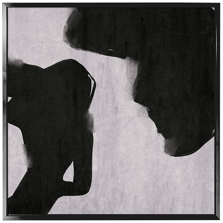 Image 1 The Shadows 37 3/4 inch Square Framed Canvas Wall Art