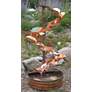 The Tree of Life 60" High Indoor-Outdoor Copper Fountain