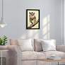 5_The Wisest Owl 25" High Dimensional Collage Framed Wall Art more views