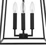 Thumbnail3 of Thea 12" Wide Matte Black 4-Light Mini Lantern Foyer Pendant more views