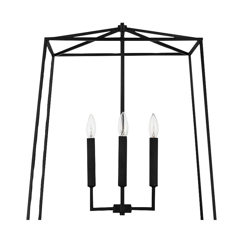 Image 3 Thea 27 1/2" High Matte Black 4-Light Outdoor Hanging Light more views