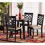 Thea Beige Fabric 5-Piece Dining Table and Chairs Set