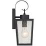 7_Thebes 13 1/4" High Textured Black Outdoor Wall Light Set of 2 more views
