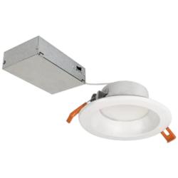 Theia 4&quot; Matte White Selectable CTT LED Recessed Downlight