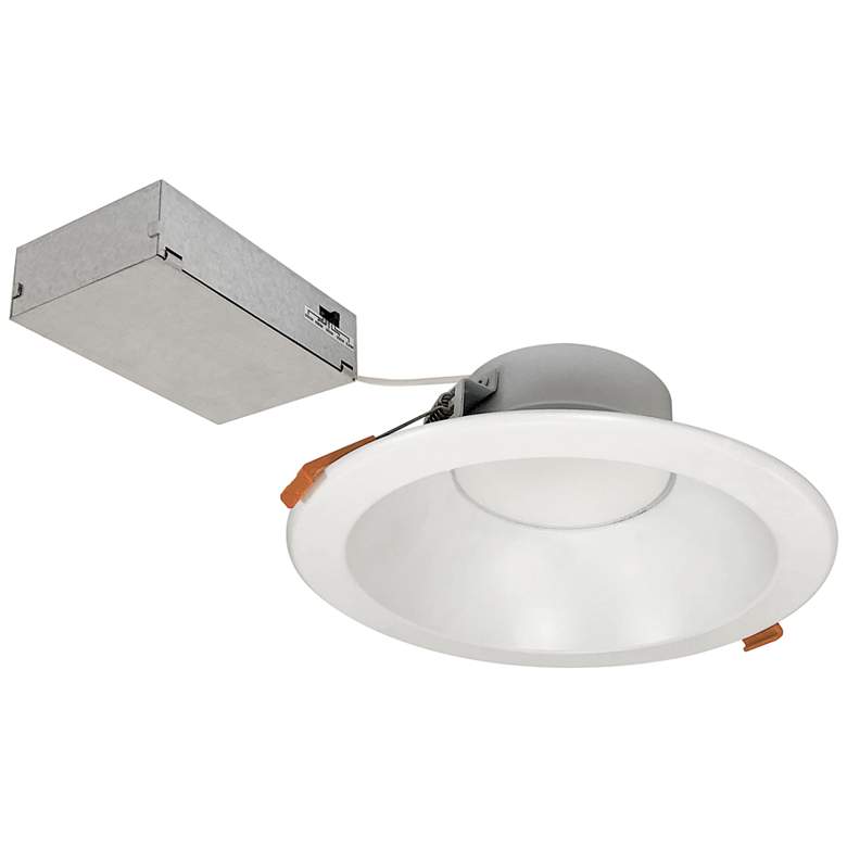 Image 1 Theia 6 inch Matte White Selectable CTT LED Recessed Downlight