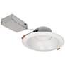 Theia 6" Matte White Selectable CTT LED Recessed Downlight
