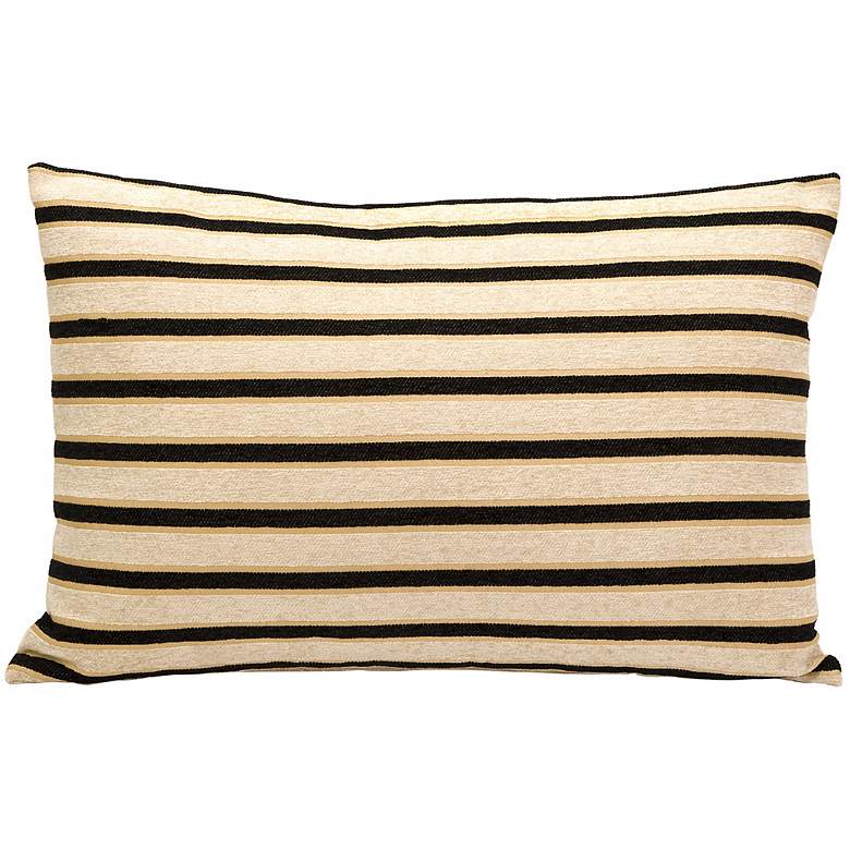 Image 1 Theissen Stripe 24 inch Wide Oblong Pillow