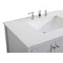 6_Theo 36" Wide Gray 2-Drawer Single Sink Bathroom Vanity more views
