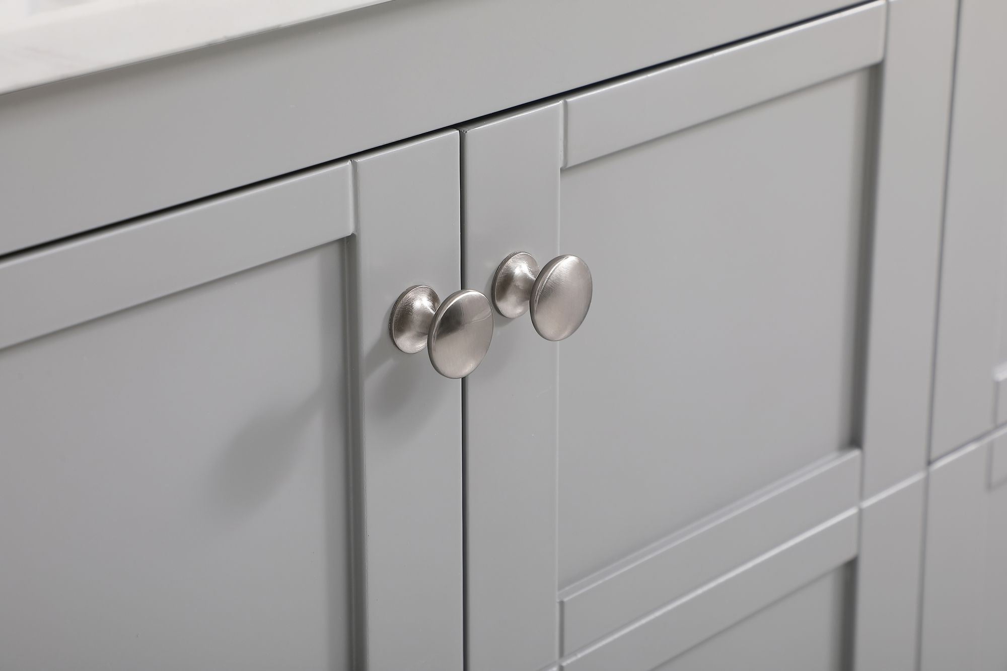 Theo 36" Wide Gray 2-Drawer Single Sink Bathroom Vanity