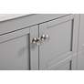 Theo 36" Wide Gray 2-Drawer Single Sink Bathroom Vanity