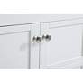 Theo 42" Wide White 2-Drawer Single Sink Bathroom Vanity