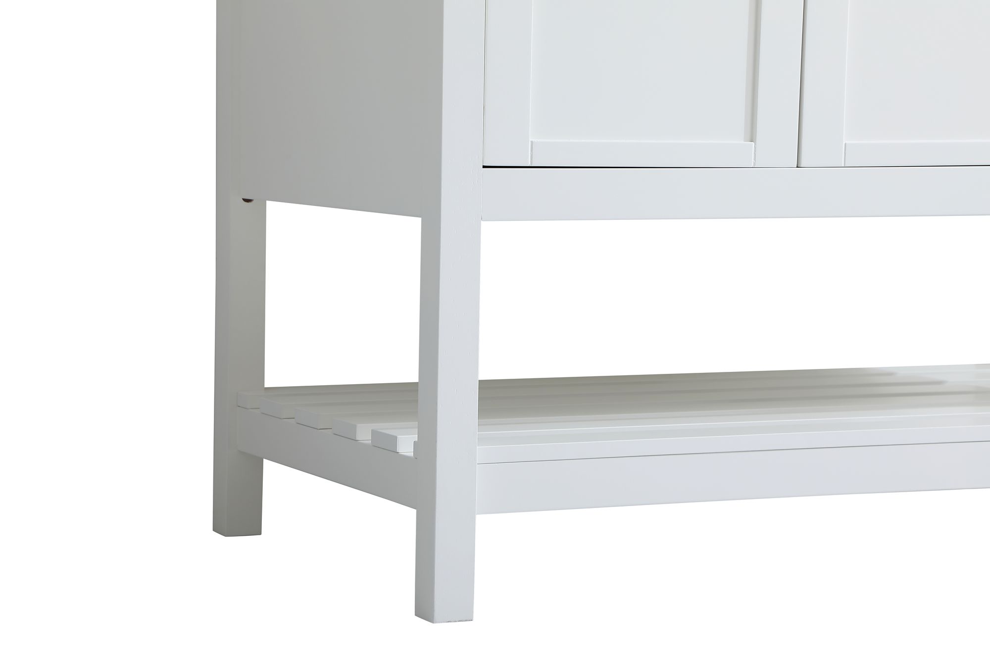 Theo 42" Wide White 2-Drawer Single Sink Bathroom Vanity