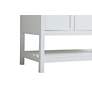 Theo 42" Wide White 2-Drawer Single Sink Bathroom Vanity