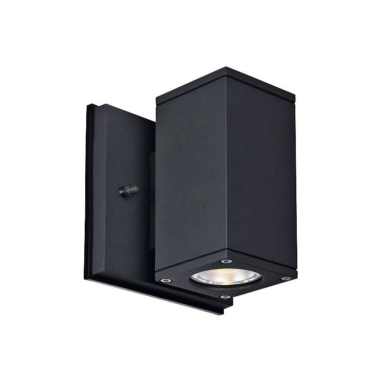Image 1 Theo Down U-S 5 1/2 inch High Anthracite LED Outdoor Wall Light