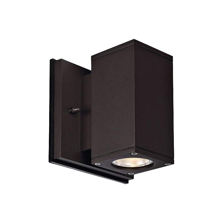 Image 1 Theo Down U-S 5 1/2 inch High Bronze LED Outdoor Wall Light