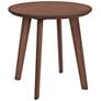 3_Theo Walnut Wood 3-Piece Occasional Table Set more views