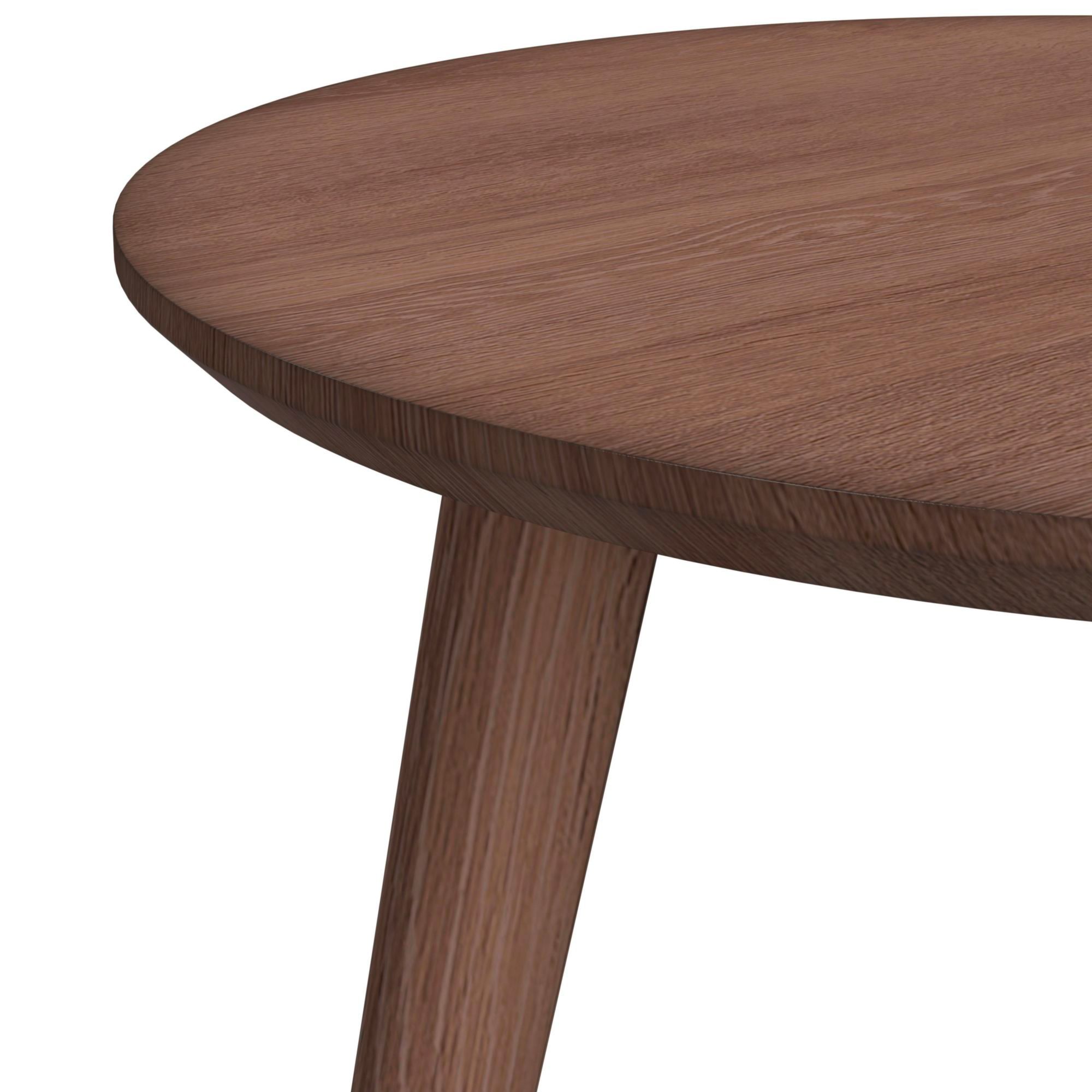 Image 7 Theo Walnut Wood 3-Piece Occasional Table Set more views