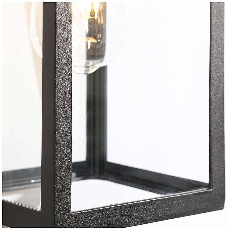 Image 4 Theoa 5.9" Wide Black 1-Light Outdoor Wall Light more views