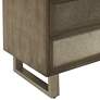 3_Theodore 32" Wide Cow Hide Leather 3-Drawer Accent Chest more views