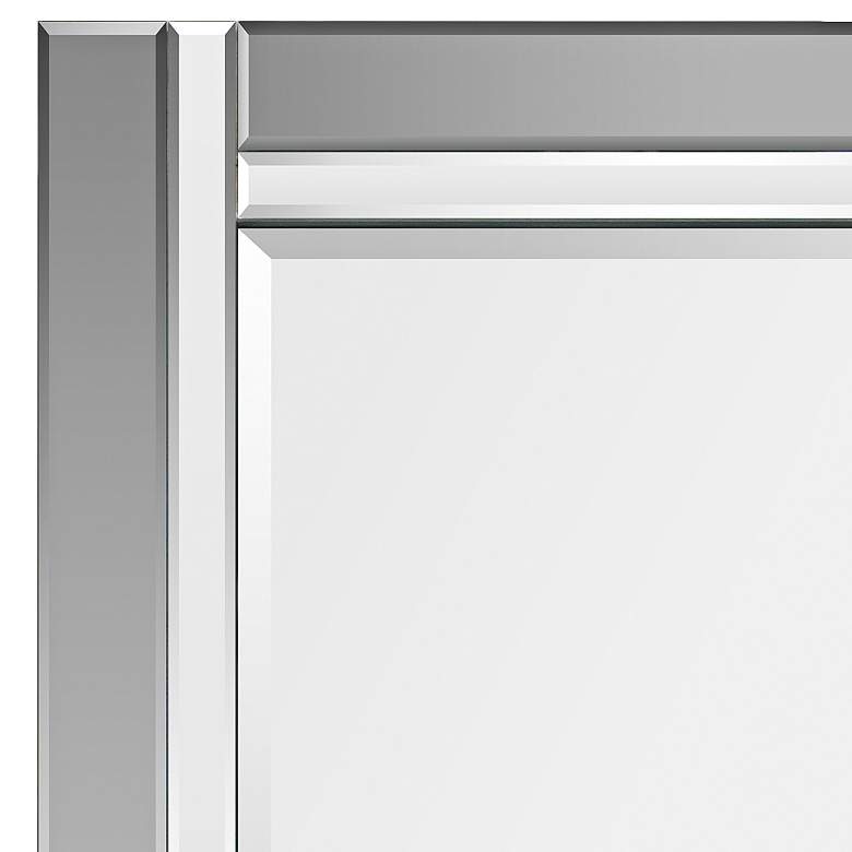 Image 4 Theodore Charcoal Gray 24" x 36" Rectangular Wall Mirror more views