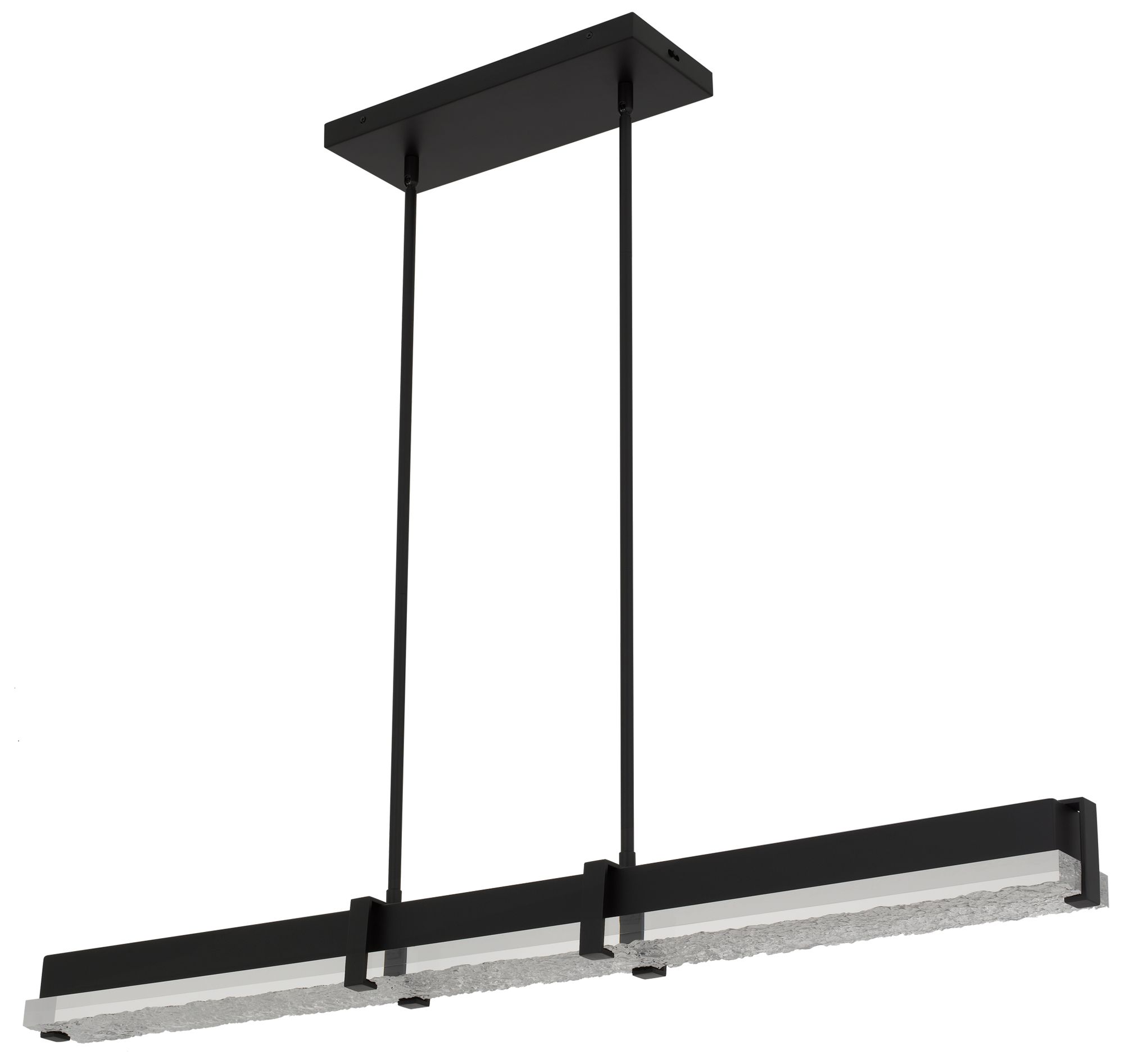Thumbnail3 of Theodore Integrated LED Matte Black Island Light with CCT Switch more views