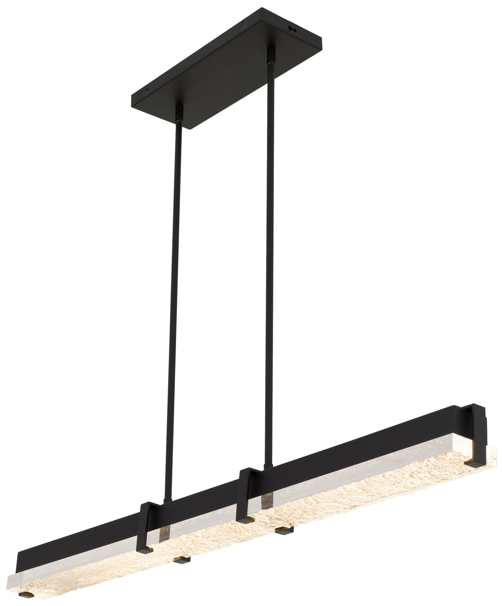 Theodore Integrated LED Matte Black Island Light with CCT Switch