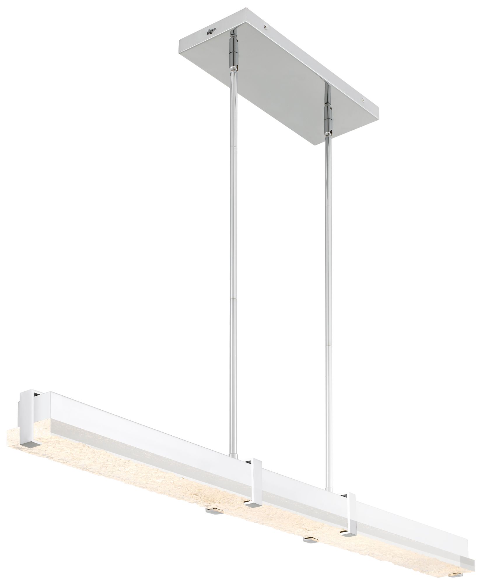 Image 5 Theodore Integrated LED Polished Chrome Island Light with CCT Switch more views