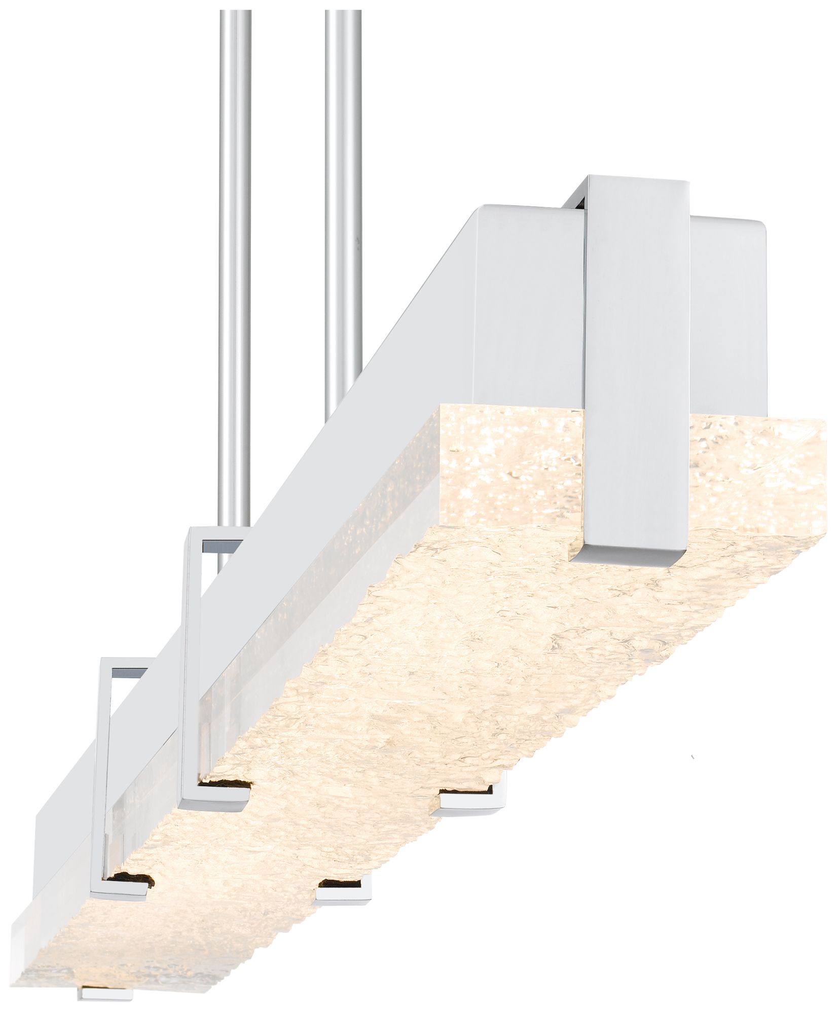 Image 6 Theodore Integrated LED Polished Chrome Island Light with CCT Switch more views
