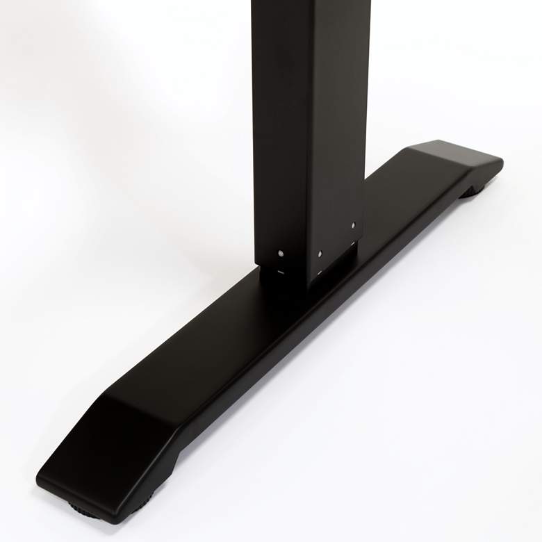 Image 5 Thermal Fused Black 47" Wide Adjustable Electric Lift Desk more views