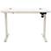 Thermal Fused White 47" Wide Adjustable Electric Lift Desk