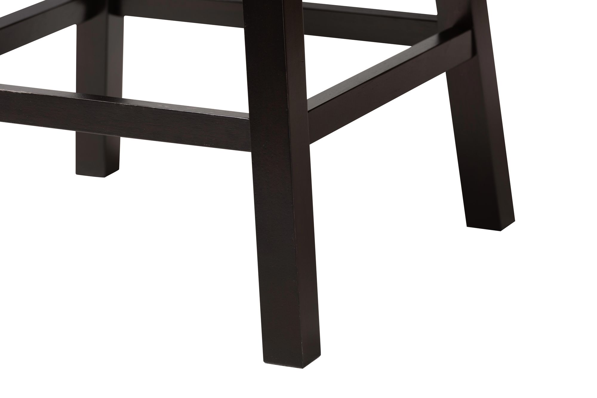 Image 4 Theron 27" Black Faux Leather Swivel Counter Stools Set of 2 more views