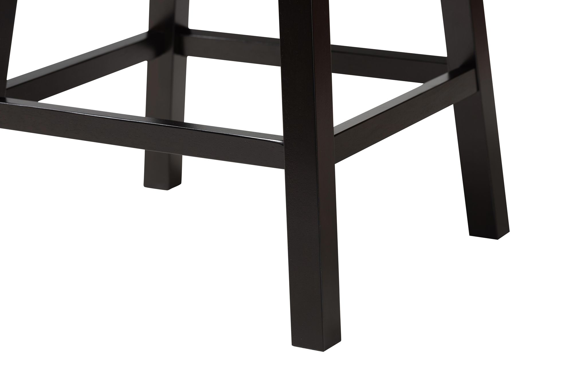 Image 4 Theron 27" Brown Faux Leather Swivel Counter Stools Set of 2 more views